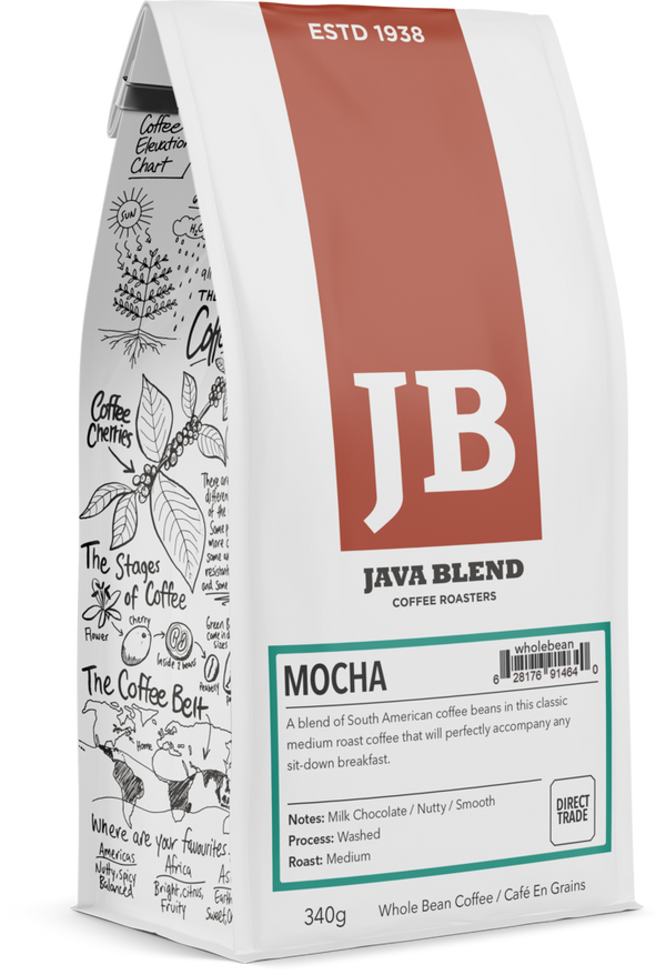 Java Blend Mocha Whole Bean 340g