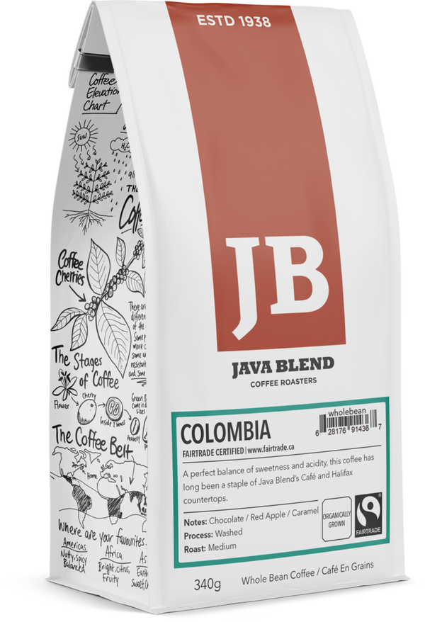 Java Blend Colombian Whole Bean 340g