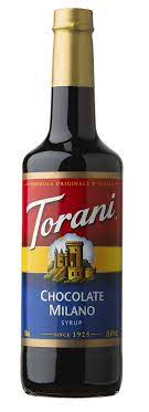 Torani Chocolate Milano Syrup 750ml