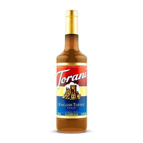 Torani English Toffee Syrup 750ml