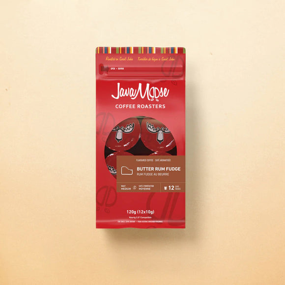 Java Moose Butter Rum Fudge - 12 ct.