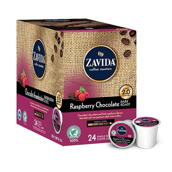 Zavida Chocolate Raspberry Truffle 24ct.